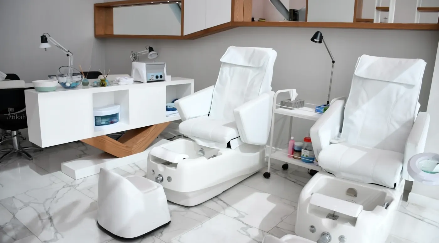 Modern salon and spa interior